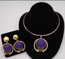 Load image into Gallery viewer, Fashion Nigerian Woman Wedding African Beads Jewelry Set Gold Color Fashion Dubai Gold Color Bridal Gift