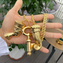 Load image into Gallery viewer, New Dubai Gold Jewelry Women's Fashion Necklace Boutique Wedding Bridal Copper Gold Design Trendy Chain Necklace