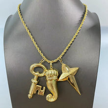 Load image into Gallery viewer, New Dubai Gold Jewelry Women's Fashion Necklace Boutique Wedding Bridal Copper Gold Design Trendy Chain Necklace