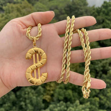 Load image into Gallery viewer, New Dubai Gold Jewelry Women's Fashion Necklace Boutique Wedding Bridal Copper Gold Design Trendy Chain Necklace