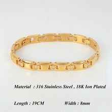 Load image into Gallery viewer, high quality luxury 18k dubai gold plated Bracelets for men and women Fashion jewelry Men's Bracelet
