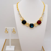 Load image into Gallery viewer, Fashion Wedding Jewelry Sets Gold Colour African Beads Necklaces Earrings Dubai Indian Bridal Jewelry Set For Women Party Gift