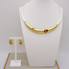 Load image into Gallery viewer, Fashion Wedding Jewelry Sets Gold Colour African Beads Necklaces Earrings Dubai Indian Bridal Jewelry Set For Women Party Gift