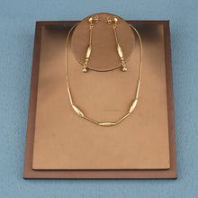 Load image into Gallery viewer, Dubai Gold Plated Jewelry Sets For Women African Bridal Wedding Gifts Party Copper Necklace Jewellery Set 2022 Trend Earings