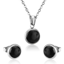 Load image into Gallery viewer, LUXUKISSKIDS Opal Shell Dubai Wedding Bridal Christmas Jewelry Sets Pendant Necklace Earring For Women Gold Indian Jewellery Set
