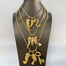 Load image into Gallery viewer, New Dubai Gold Jewelry Women&#39;s Fashion Necklace Boutique Wedding Bridal Copper Gold Design Trendy Chain Necklace
