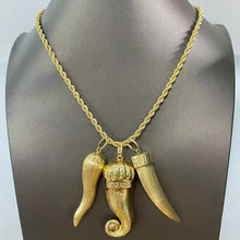 Load image into Gallery viewer, New Dubai Gold Jewelry Women&#39;s Fashion Necklace Boutique Wedding Bridal Copper Gold Design Trendy Chain Necklace
