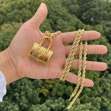 Load image into Gallery viewer, New Dubai Gold Jewelry Women&#39;s Fashion Necklace Boutique Wedding Bridal Copper Gold Design Trendy Chain Necklace
