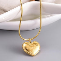 Plated 18K Gold Snake Bone Chain Light Chain Necklace Female 999 Full Gold Clavicle Chain Valentine's Day Birthday Jewelry Gift