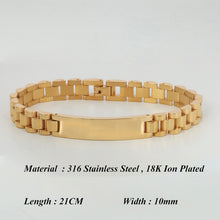 Load image into Gallery viewer, high quality luxury 18k dubai gold plated Bracelets for men and women Fashion jewelry Men&#39;s Bracelet
