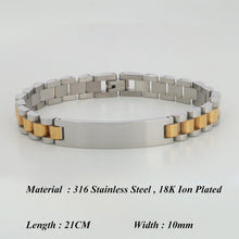 Load image into Gallery viewer, high quality luxury 18k dubai gold plated Bracelets for men and women Fashion jewelry Men&#39;s Bracelet
