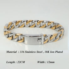 Load image into Gallery viewer, high quality luxury 18k dubai gold plated Bracelets for men and women Fashion jewelry Men&#39;s Bracelet
